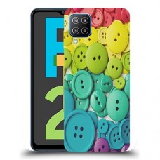 כיסוי מעוצב - כפתורים צבעוניים לדגם : Samsung Galaxy F12 מותג : סקרין מובייל