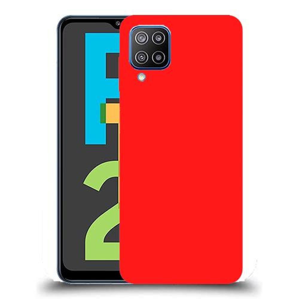 כיסוי בצבע -אָדוֹם לדגם : Samsung Galaxy F12 מותג : סקרין מובייל