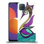 כיסוי מעוצב - ברבור מופשט לדגם : Samsung Galaxy M12 מותג : סקרין מובייל