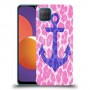 כיסוי מעוצב - עוגן בנמר ורוד לדגם : Samsung Galaxy M12 מותג : סקרין מובייל