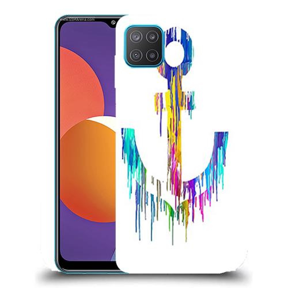 כיסוי מעוצב - עוגנים בצבע בוכה לדגם : Samsung Galaxy M12 מותג : סקרין מובייל