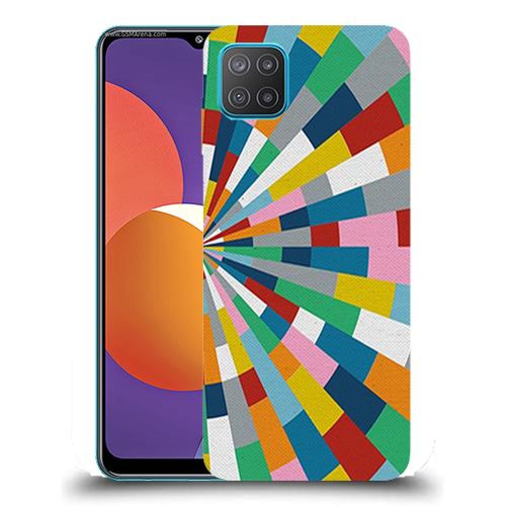 כיסוי מעוצב - קלידוסקופ צבעוני לדגם : Samsung Galaxy M12 מותג : סקרין מובייל