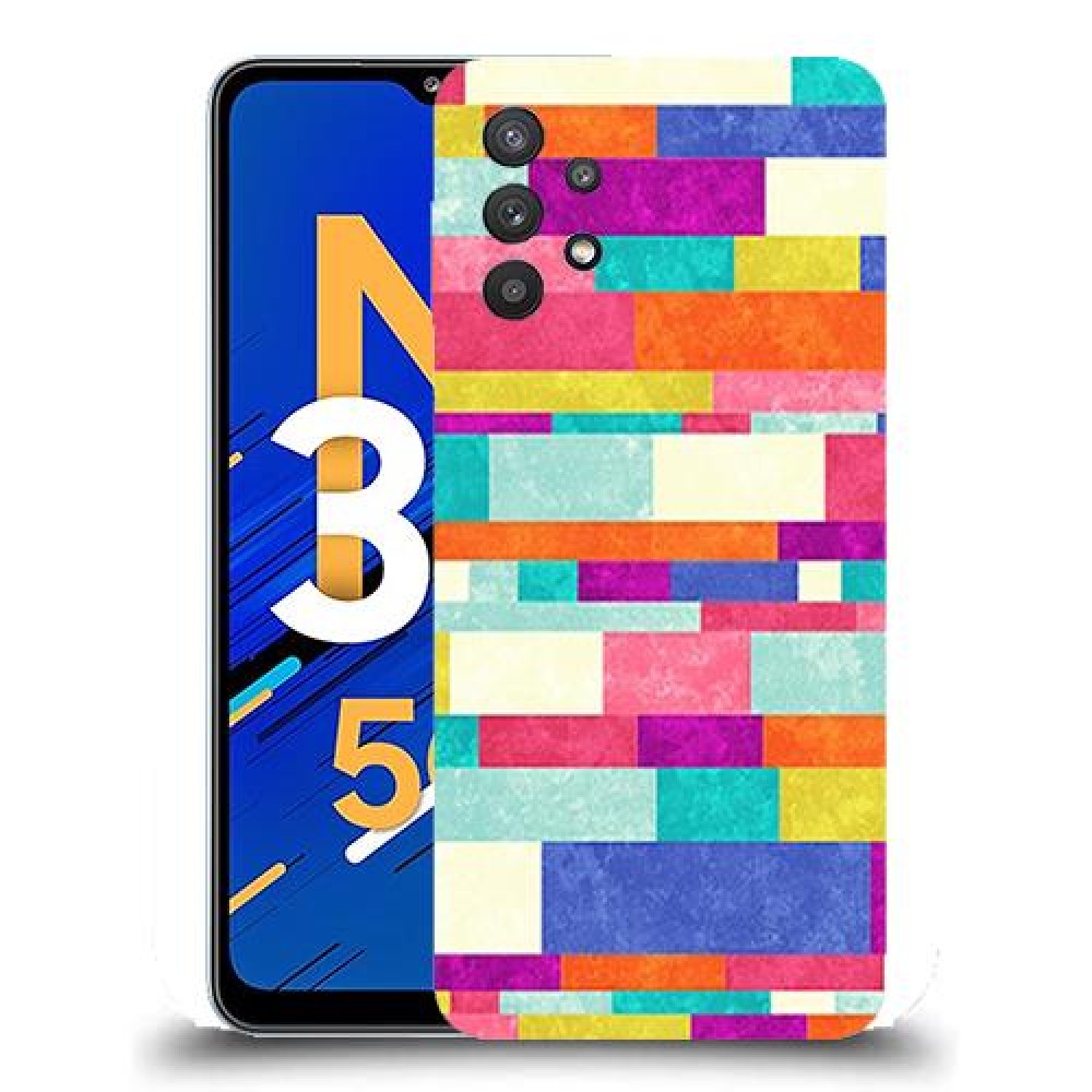 כיסוי מעוצב - לבנים צבעוניות לדגם : Samsung Galaxy M32 5G מותג : סקרין מובייל