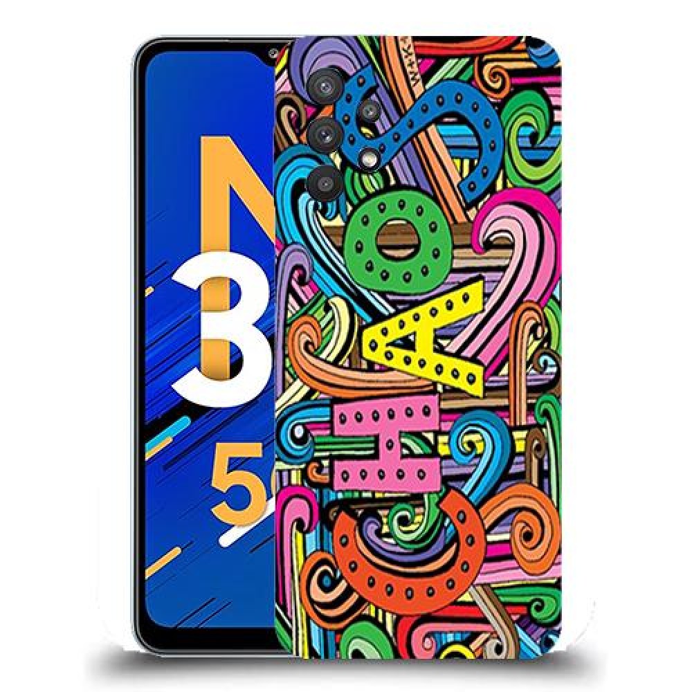 כיסוי מעוצב - כאוס צבעוני לדגם : Samsung Galaxy M32 5G מותג : סקרין מובייל