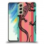 כיסוי מעוצב - לטאות שחורות לדגם : Samsung Galaxy S21 FE 5G מותג : סקרין מובייל