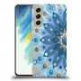 כיסוי מעוצב - פרח כחול לדגם : Samsung Galaxy S21 FE 5G מותג : סקרין מובייל