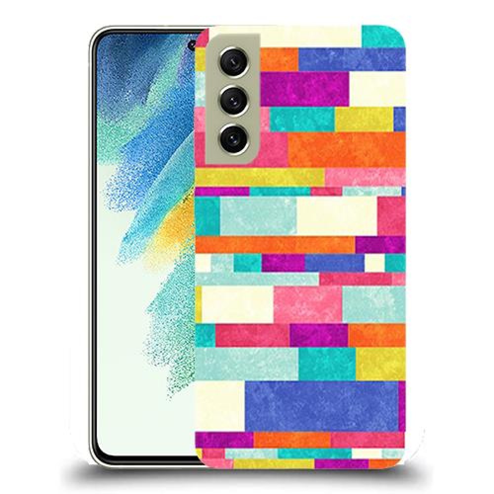 כיסוי מעוצב - לבנים צבעוניות לדגם : Samsung Galaxy S21 FE 5G מותג : סקרין מובייל
