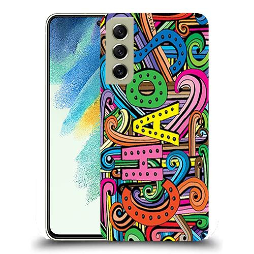 כיסוי מעוצב - כאוס צבעוני לדגם : Samsung Galaxy S21 FE 5G מותג : סקרין מובייל