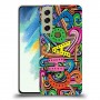 כיסוי מעוצב - כאוס צבעוני לדגם : Samsung Galaxy S21 FE 5G מותג : סקרין מובייל
