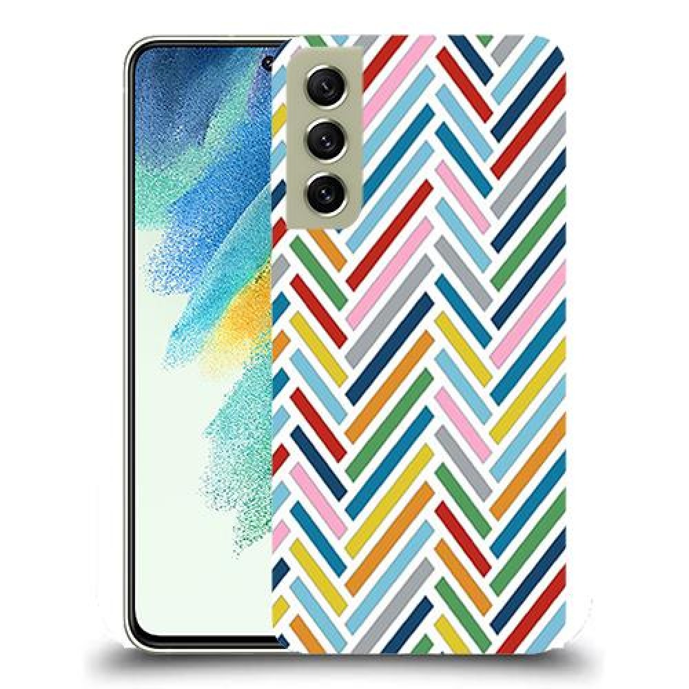 כיסוי מעוצב - צבע זיג-זגס לדגם : Samsung Galaxy S21 FE 5G מותג : סקרין מובייל