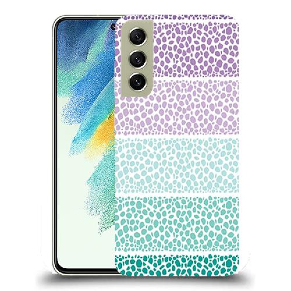 כיסוי מעוצב - נקודות צבעוניות לדגם : Samsung Galaxy S21 FE 5G מותג : סקרין מובייל