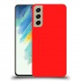 כיסוי בצבע -אָדוֹם לדגם : Samsung Galaxy S21 FE 5G מותג : סקרין מובייל