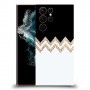 כיסוי מעוצב - לבן שחור לדגם : Samsung Galaxy S22 Ultra מותג : סקרין מובייל