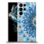 כיסוי מעוצב - פרח כחול לדגם : Samsung Galaxy S22 Ultra מותג : סקרין מובייל