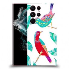 כיסוי מעוצב - ציפורים צבעוניות לדגם : Samsung Galaxy S22 Ultra מותג : סקרין מובייל