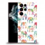 כיסוי מעוצב - אלפנטים צבעוניים לדגם : Samsung Galaxy S22 Ultra מותג : סקרין מובייל