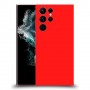 כיסוי בצבע -אָדוֹם לדגם : Samsung Galaxy S22 Ultra מותג : סקרין מובייל