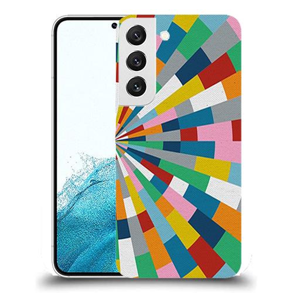 כיסוי מעוצב - קלידוסקופ צבעוני לדגם : Samsung Galaxy S22+ 5G מותג : סקרין מובייל
