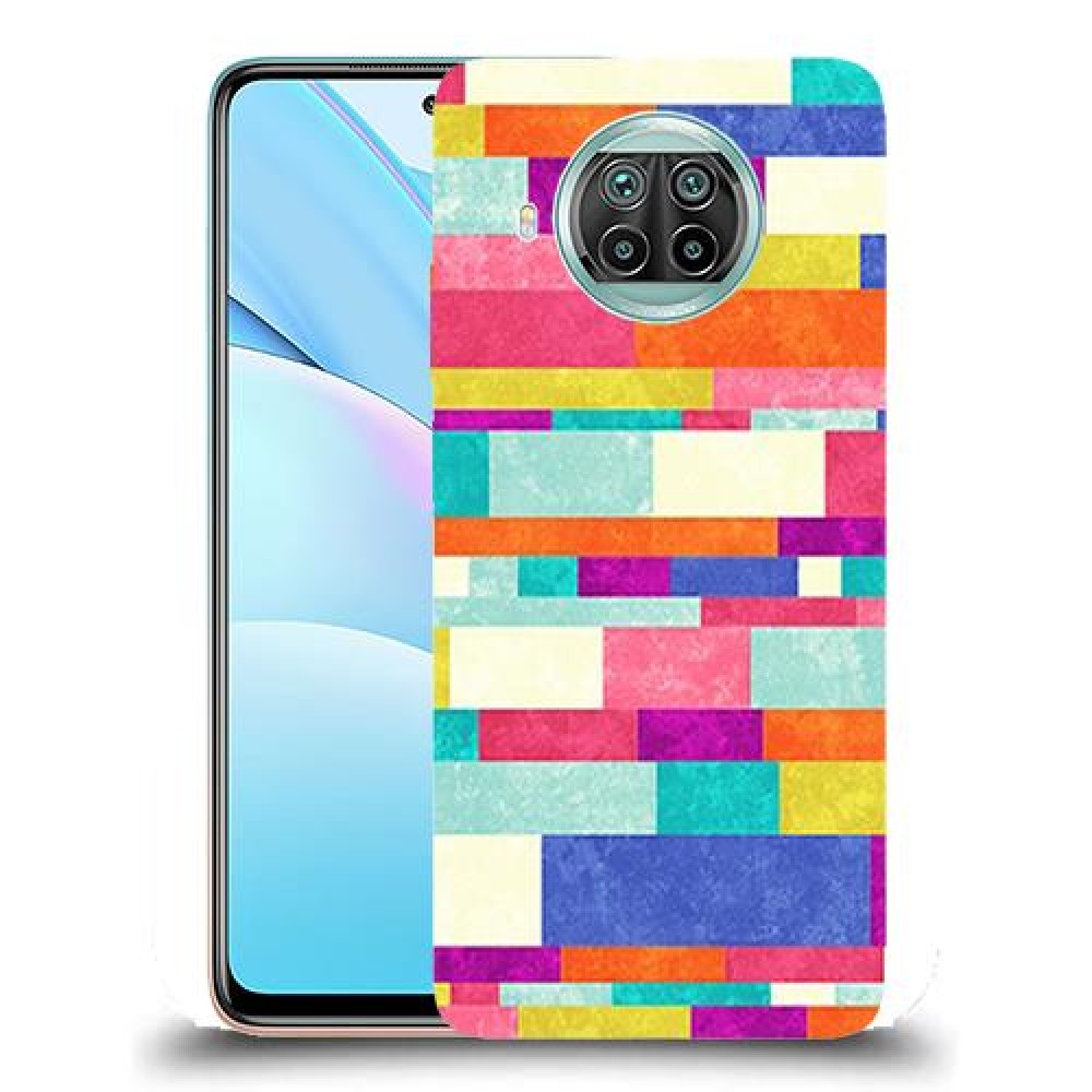 כיסוי מעוצב - לבנים צבעוניות לדגם : Xiaomi Mi 10T Lite מותג : סקרין מובייל