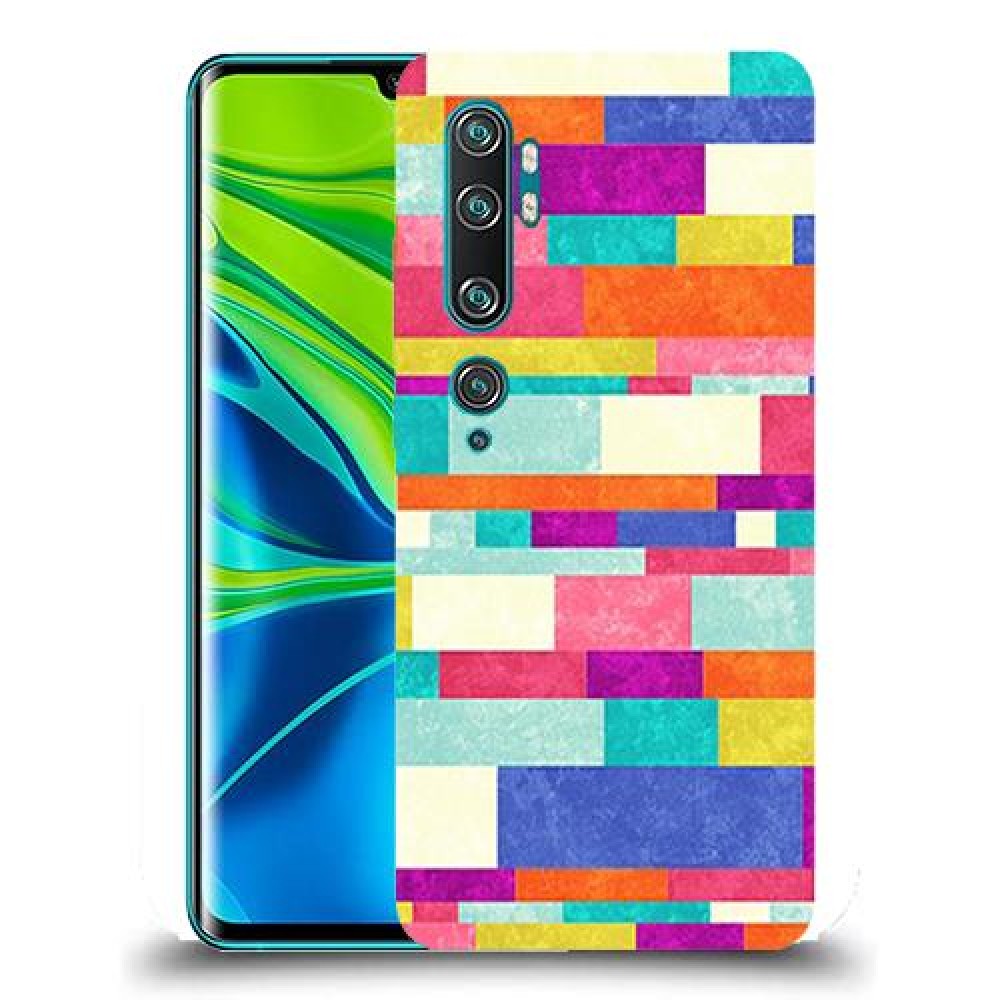 כיסוי מעוצב - לבנים צבעוניות לדגם : Xiaomi Mi Note 10 מותג : סקרין מובייל