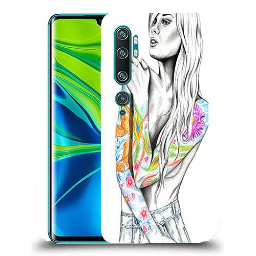 כיסוי מעוצב - צבע טאטו לדגם : Xiaomi Mi Note 10 מותג : סקרין מובייל