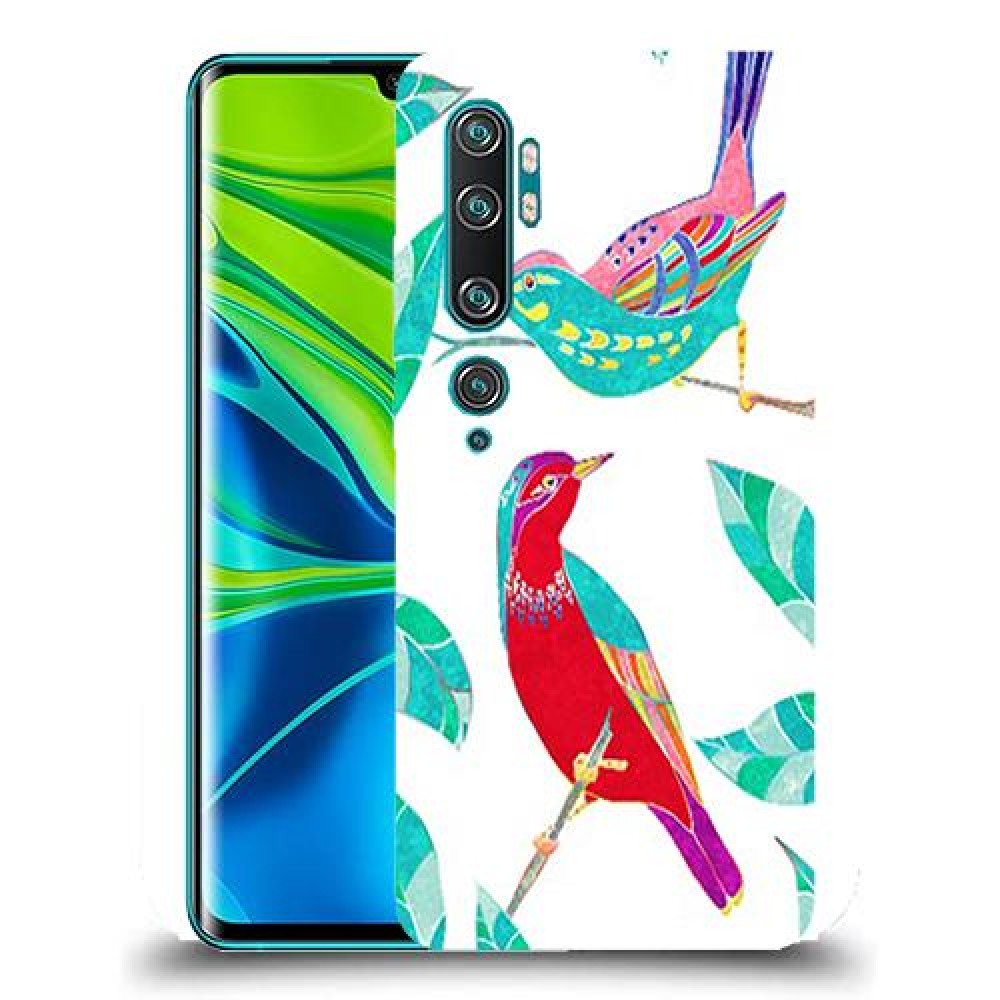 כיסוי מעוצב - ציפורים צבעוניות לדגם : Xiaomi Mi Note 10 מותג : סקרין מובייל