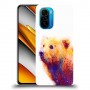 כיסוי מעוצב - דוב אקוורל לדגם : Xiaomi Poco F3 מותג : סקרין מובייל