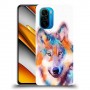 כיסוי מעוצב - אקוורל וולף לדגם : Xiaomi Poco F3 מותג : סקרין מובייל