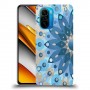 כיסוי מעוצב - פרח כחול לדגם : Xiaomi Poco F3 מותג : סקרין מובייל