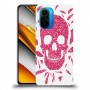 כיסוי מעוצב - בורדו סקול לדגם : Xiaomi Poco F3 מותג : סקרין מובייל