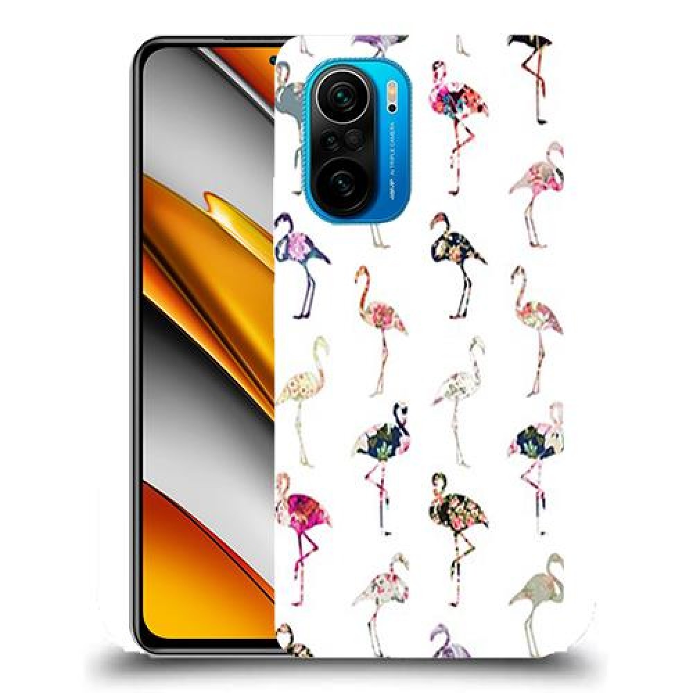 כיסוי מעוצב - פלמינגו צבעוניים לדגם : Xiaomi Poco F3 מותג : סקרין מובייל