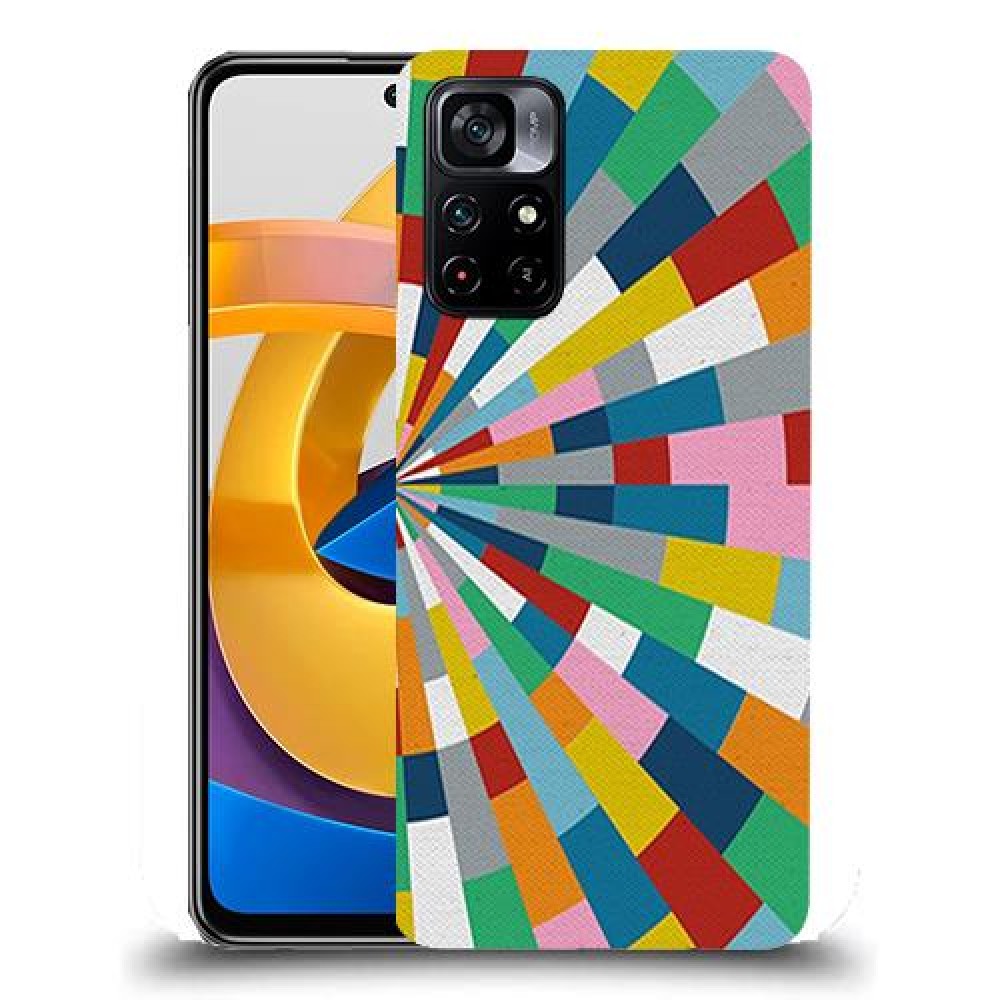 כיסוי מעוצב - קלידוסקופ צבעוני לדגם : Xiaomi Poco M4 Pro 5G מותג : סקרין מובייל
