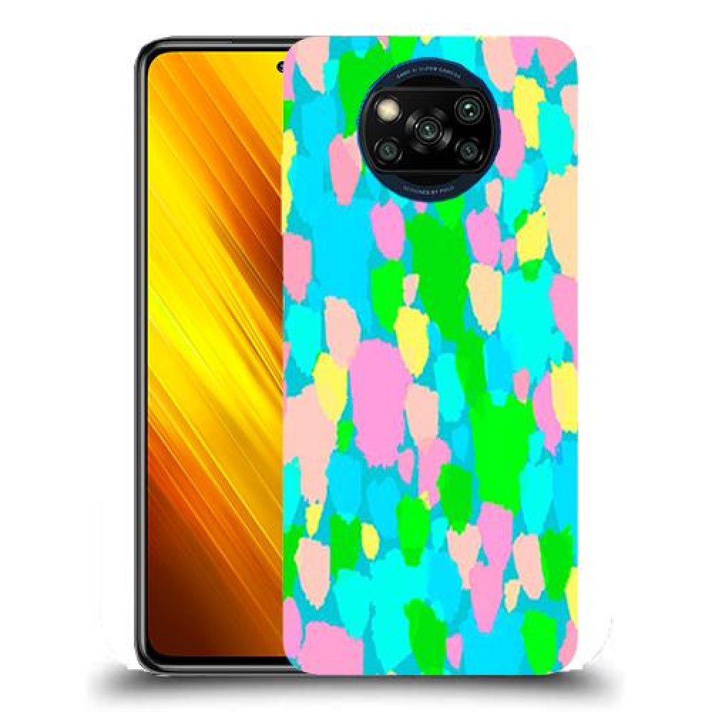 כיסוי מעוצב - צבעים אקרילים לדגם : Xiaomi Poco X3 NFC מותג : סקרין מובייל