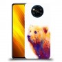 כיסוי מעוצב - דוב אקוורל לדגם : Xiaomi Poco X3 NFC מותג : סקרין מובייל