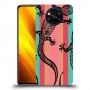 כיסוי מעוצב - לטאות שחורות לדגם : Xiaomi Poco X3 NFC מותג : סקרין מובייל