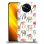 כיסוי מעוצב - אלפנטים צבעוניים לדגם : Xiaomi Poco X3 NFC מותג : סקרין מובייל