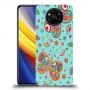 כיסוי מעוצב - פרפרים על כחול לדגם : Xiaomi Poco X3 Pro מותג : סקרין מובייל