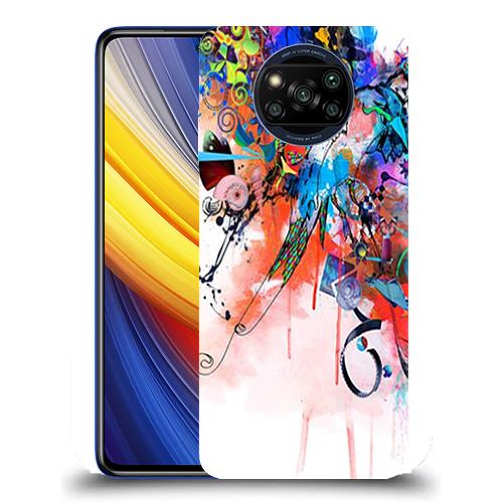 כיסוי מעוצב - זר צבעוני לדגם : Xiaomi Poco X3 Pro מותג : סקרין מובייל