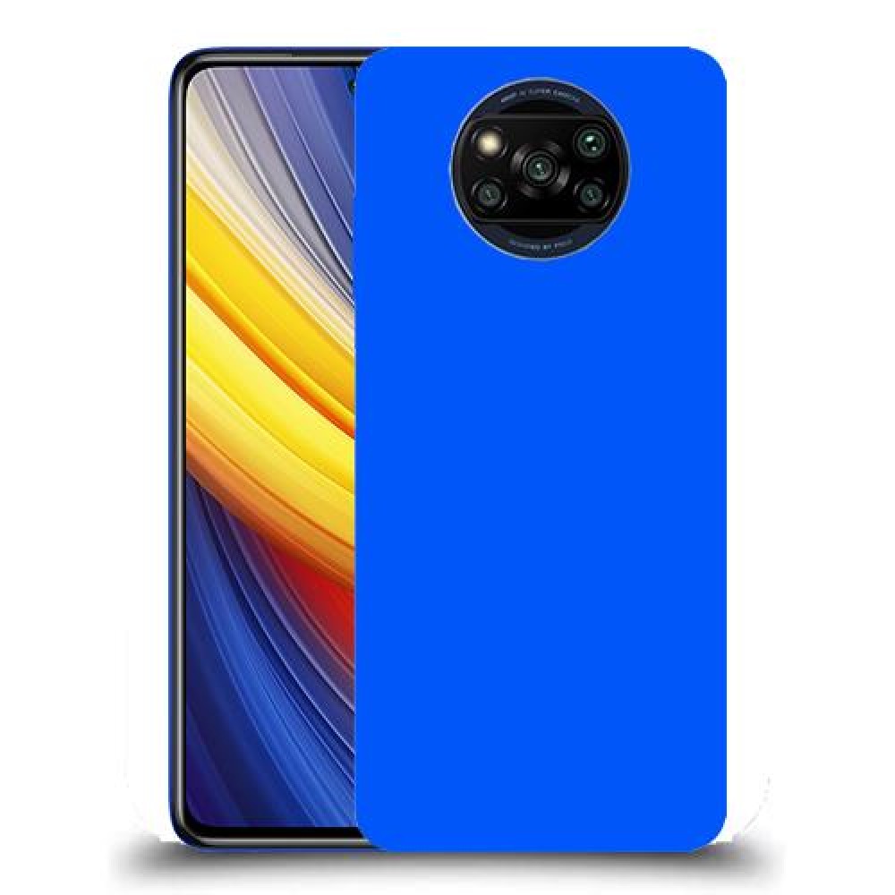 כיסוי בצבע -כָּחוֹל לדגם : Xiaomi Poco X3 Pro מותג : סקרין מובייל