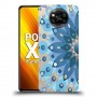 כיסוי מעוצב - פרח כחול לדגם : Xiaomi Poco X3 מותג : סקרין מובייל