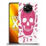 כיסוי מעוצב - בורדו סקול לדגם : Xiaomi Poco X3 מותג : סקרין מובייל
