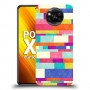 כיסוי מעוצב - לבנים צבעוניות לדגם : Xiaomi Poco X3 מותג : סקרין מובייל