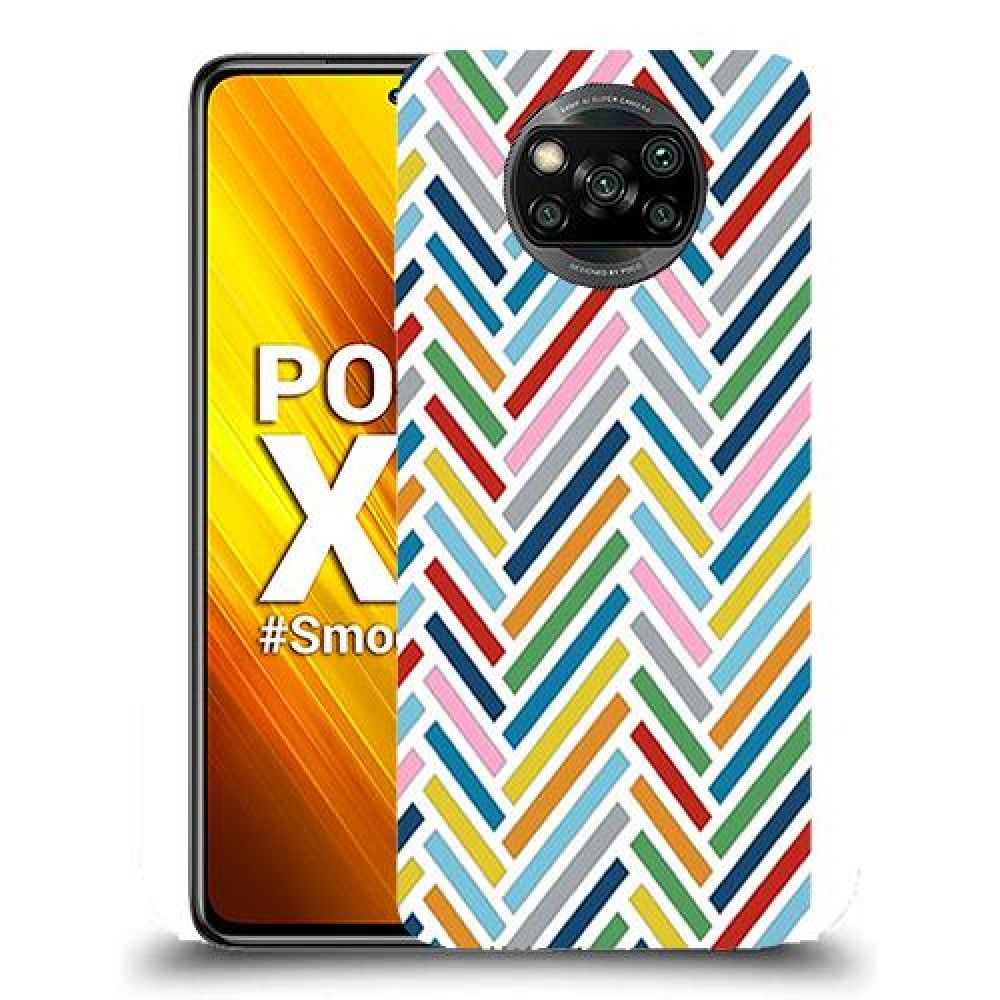 כיסוי מעוצב - צבע זיג-זגס לדגם : Xiaomi Poco X3 מותג : סקרין מובייל