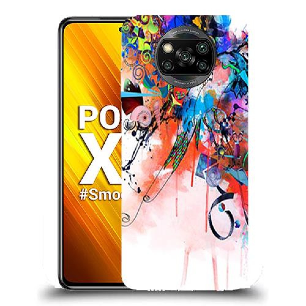 כיסוי מעוצב - זר צבעוני לדגם : Xiaomi Poco X3 מותג : סקרין מובייל