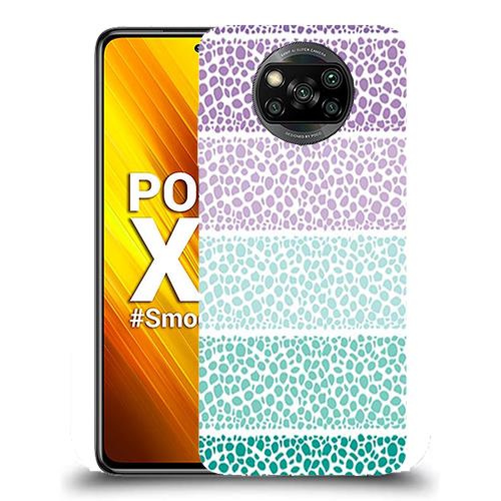כיסוי מעוצב - נקודות צבעוניות לדגם : Xiaomi Poco X3 מותג : סקרין מובייל