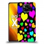 כיסוי מעוצב - לבבות צבעוניים לדגם : Xiaomi Poco X3 מותג : סקרין מובייל