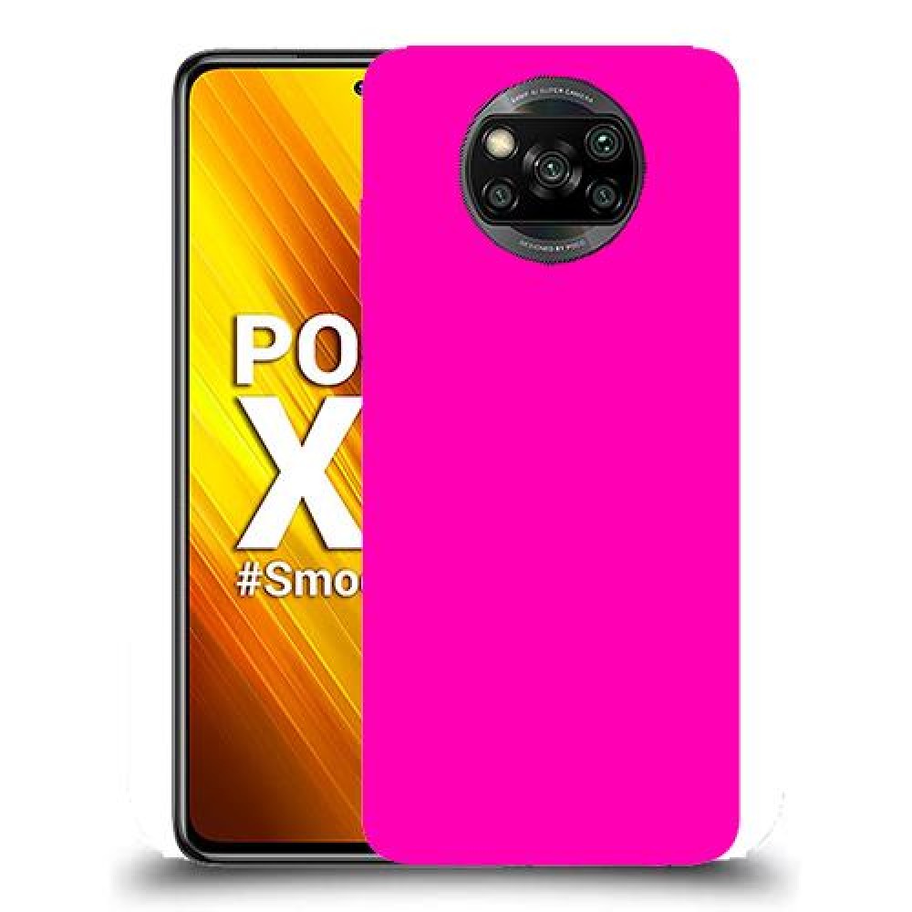 כיסוי בצבע -וָרוֹד לדגם : Xiaomi Poco X3 מותג : סקרין מובייל