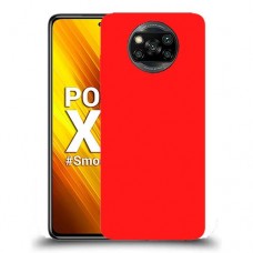 כיסוי בצבע -אָדוֹם לדגם : Xiaomi Poco X3 מותג : סקרין מובייל