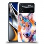 כיסוי מעוצב - אקוורל וולף לדגם : Xiaomi Poco X4 Pro 5G מותג : סקרין מובייל