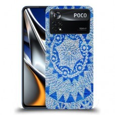 כיסוי מעוצב - מנדלה כחולה לדגם : Xiaomi Poco X4 Pro 5G מותג : סקרין מובייל